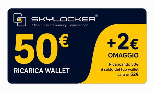 Ricarica € 50 valore accreditato € 52,00